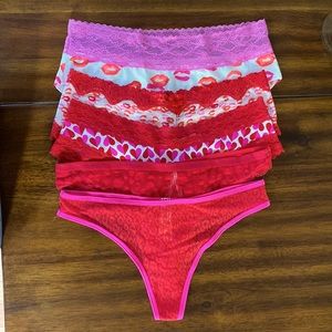 NWT - Victoria Secret Panties - Valentine Theme